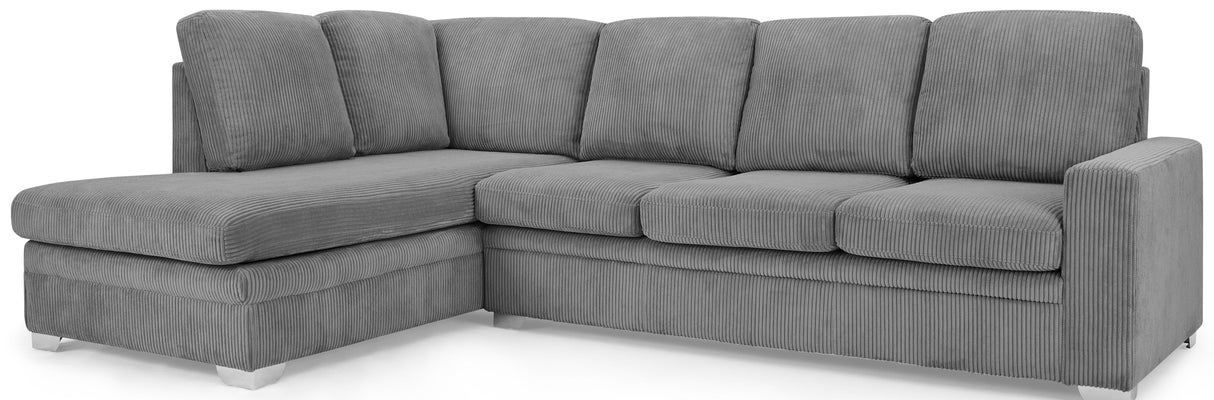 Allison Jumbo Cord Left Hand Corner Sofa - TGC