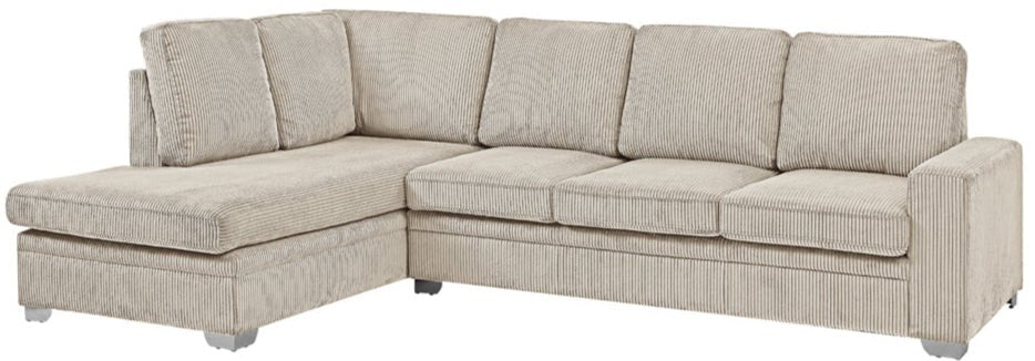 Allison Jumbo Cord Left Hand Corner Sofa - TGC