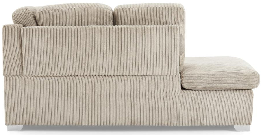 Allison Jumbo Cord Left Hand Corner Sofa - TGC