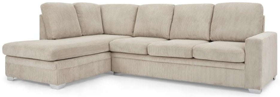 Allison Jumbo Cord Left Hand Corner Sofa - TGC