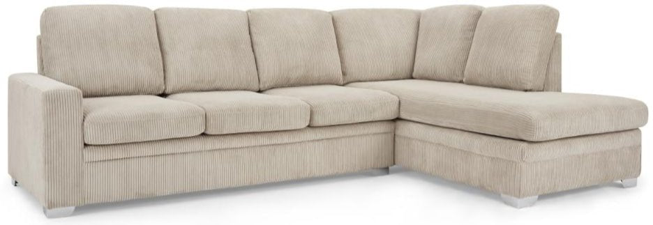 Allison Jumbo Cord Right Hand Corner Sofa - TGC