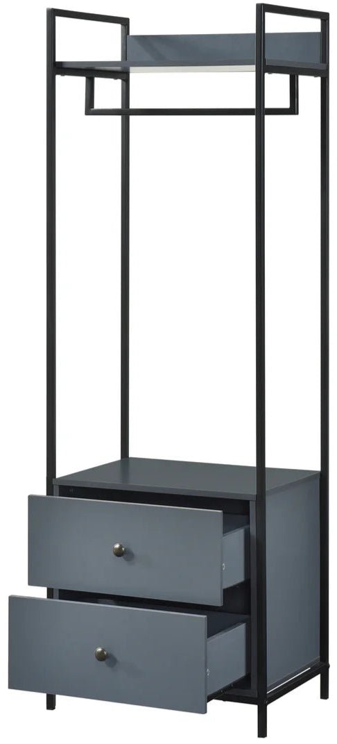 Alva Open Wardrobe 3 Piece Bedroom Set - Swish Furniture