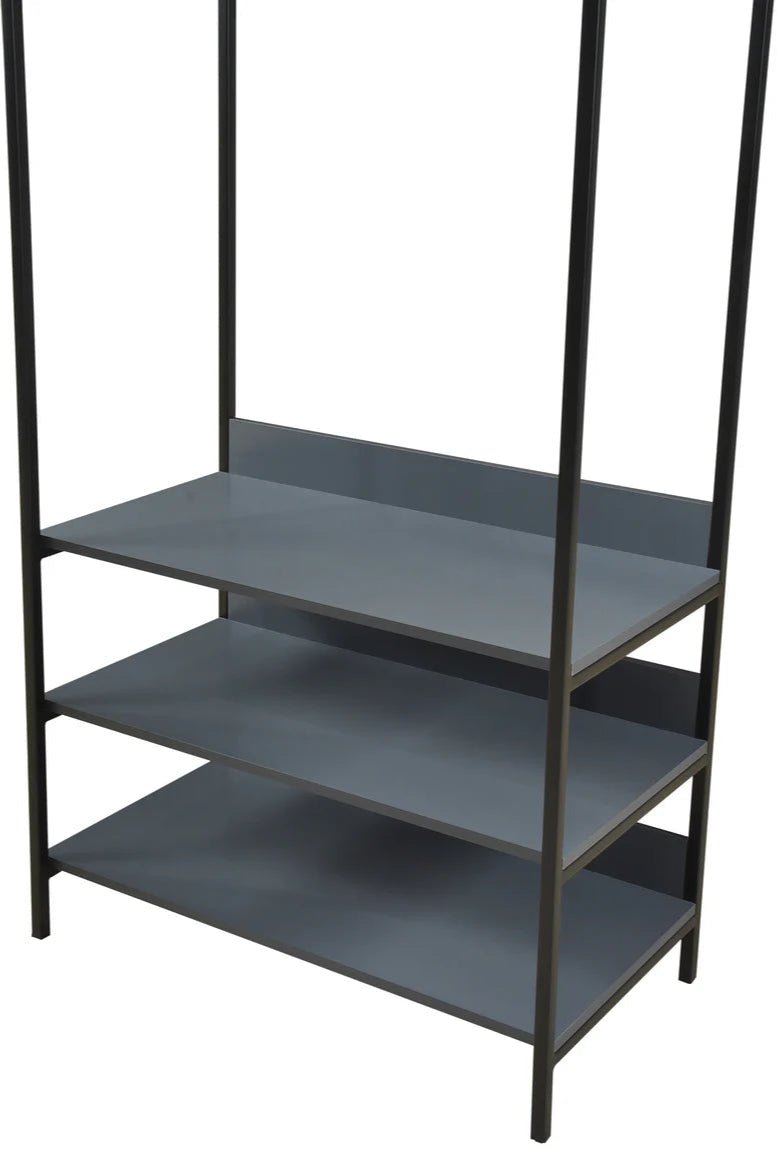 Alva Open Wardrobe 3 Piece Bedroom Set - Swish Furniture