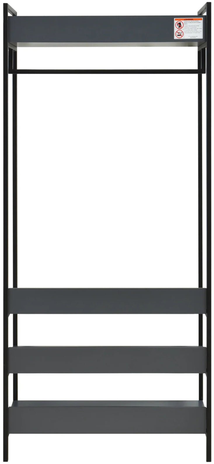 Alva Open Wardrobe 3 Piece Bedroom Set - Swish Furniture