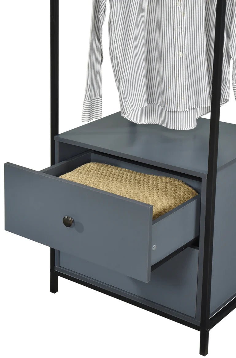 Alva Open Wardrobe 3 Piece Bedroom Set - Swish Furniture