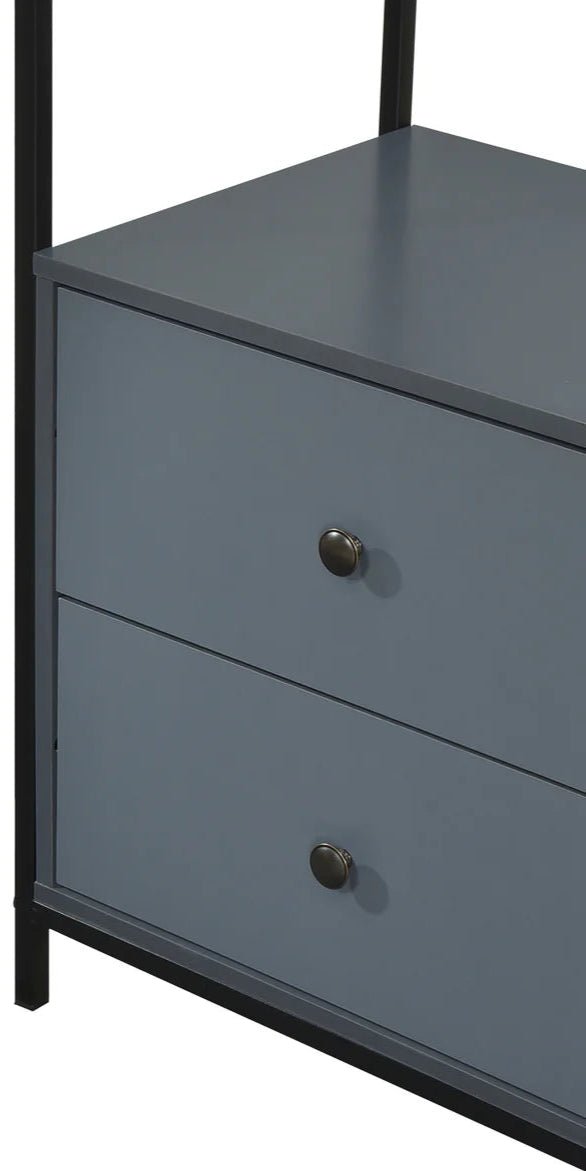 Alva Open Wardrobe 3 Piece Bedroom Set - Swish Furniture