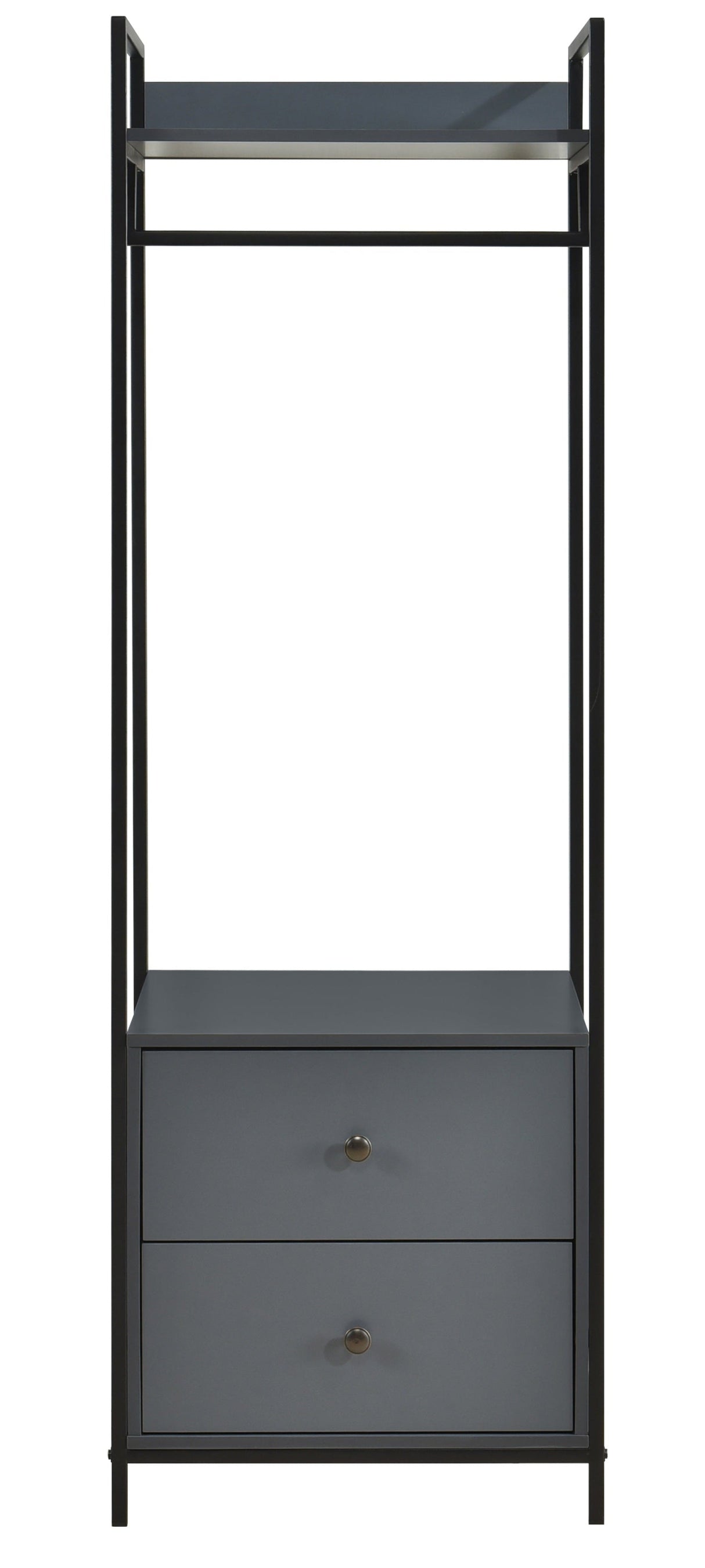 Alva Open Wardrobe with 2 Drawers - Swish Furniture