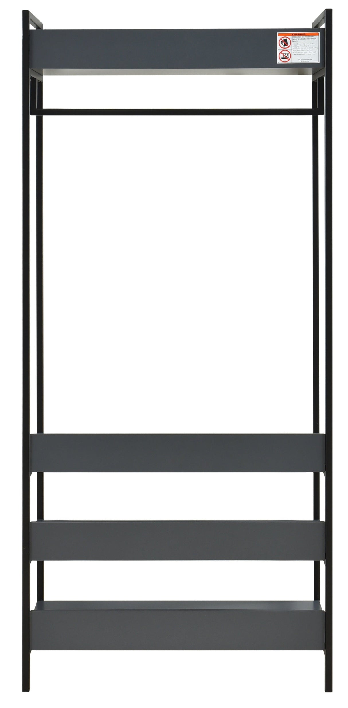 Alva Open Wardrobe with 4 Shelves - Swish Furniture