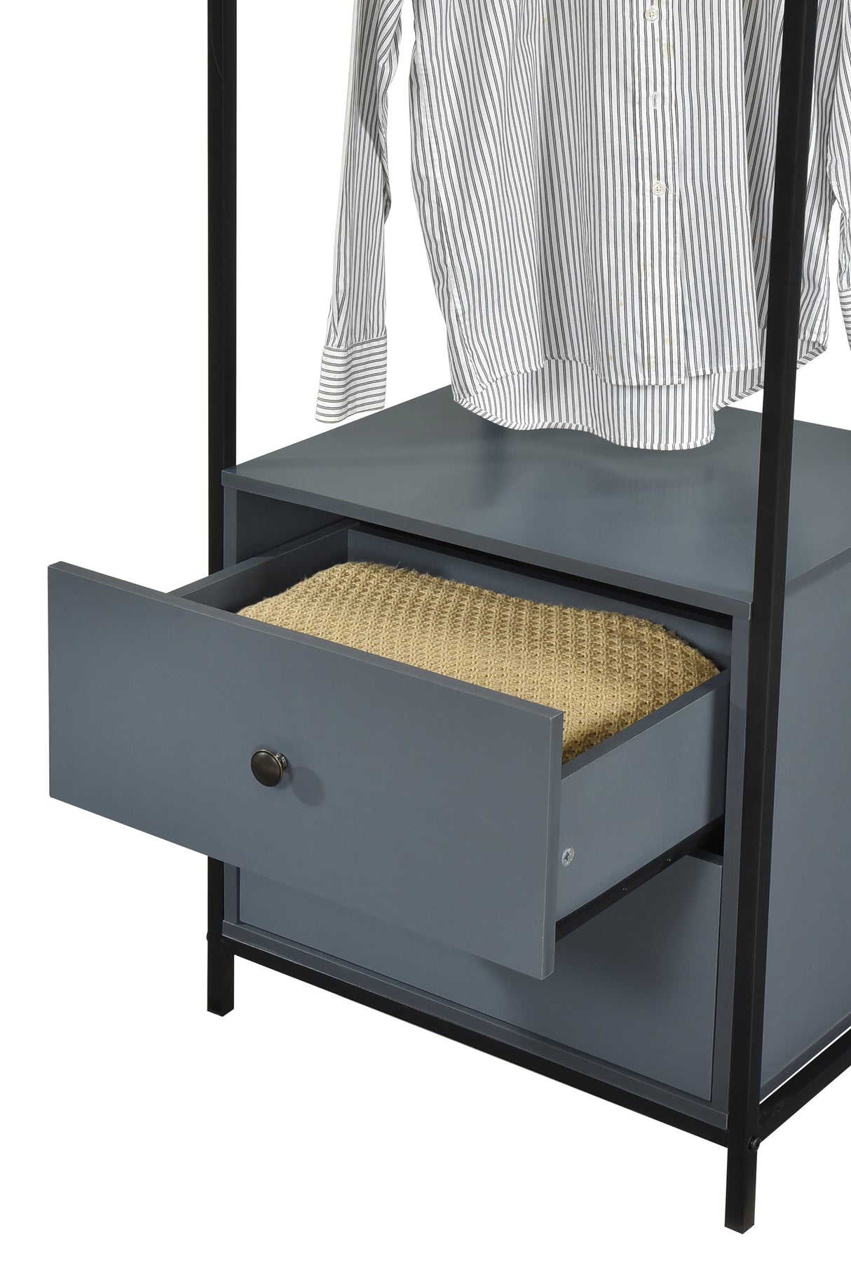 Alva Open Wardrobes with Drawers & Shelves - Swish Furniture