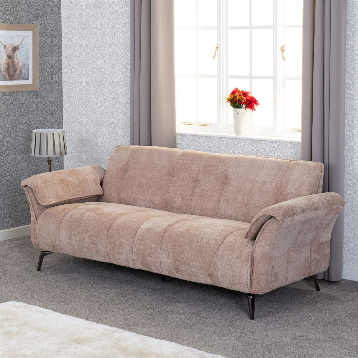 Amalfi 3 Seater Sofa - Seconique