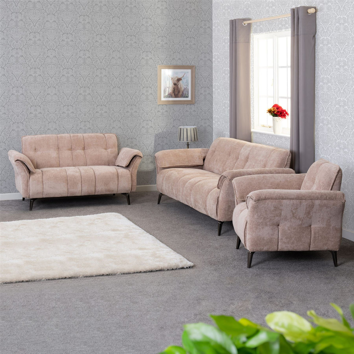 Amalfi 3 Seater Sofa - Seconique