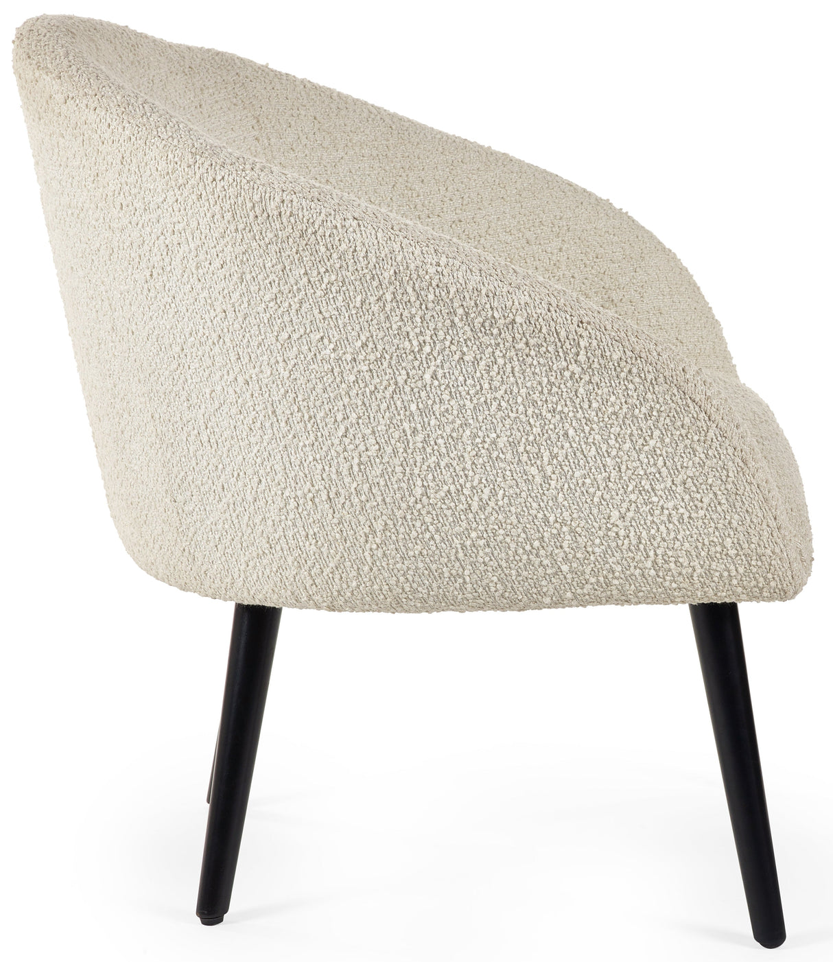 Amari Boucle Fabric Accent Chair - Julian Bowen