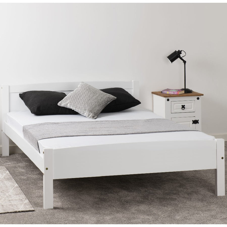 Amber Wooden Bed Frame - Seconique