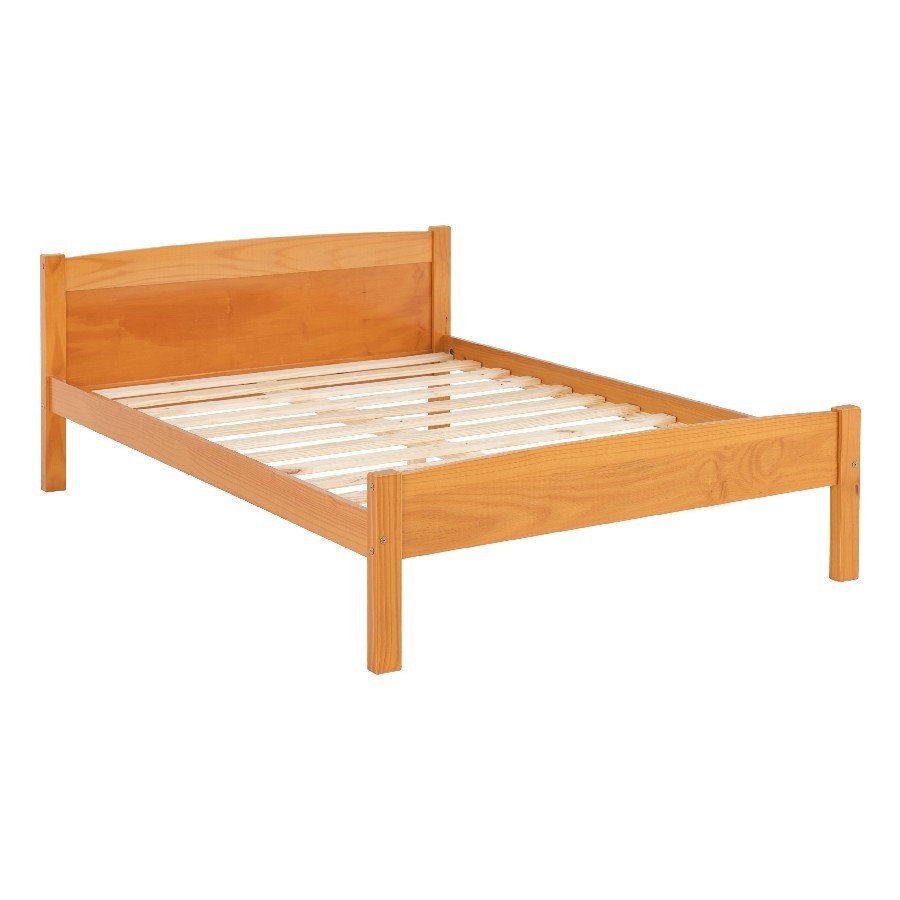 Amber Wooden Bed Frame - Seconique