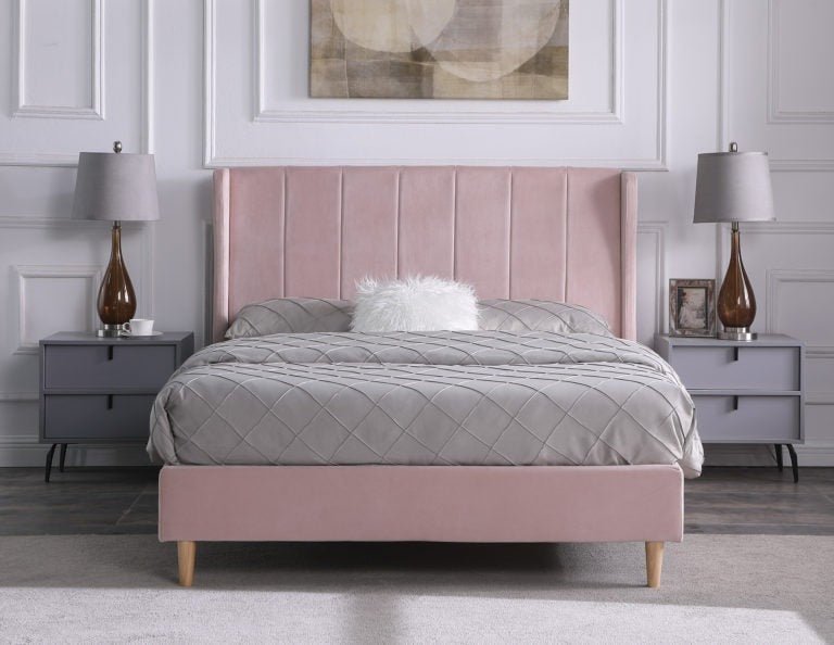 Amelia Velvet Bed - Seconique
