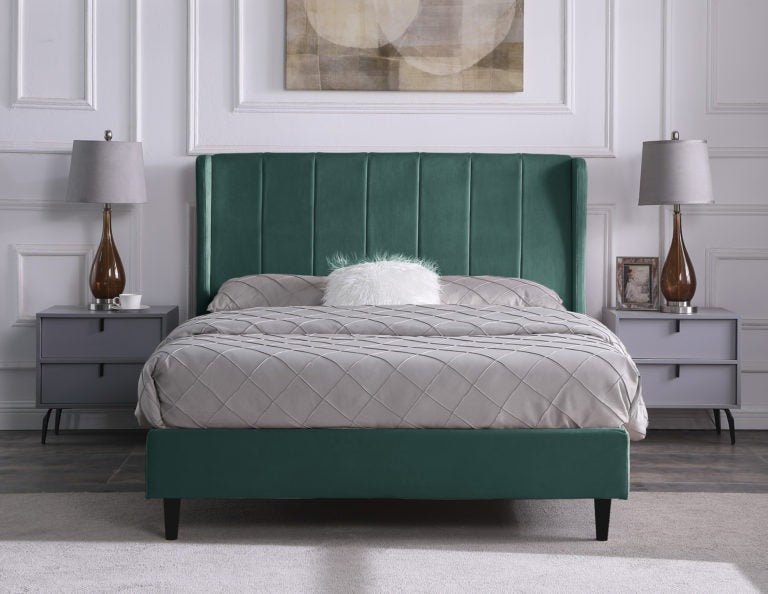 Amelia Velvet Bed - Seconique