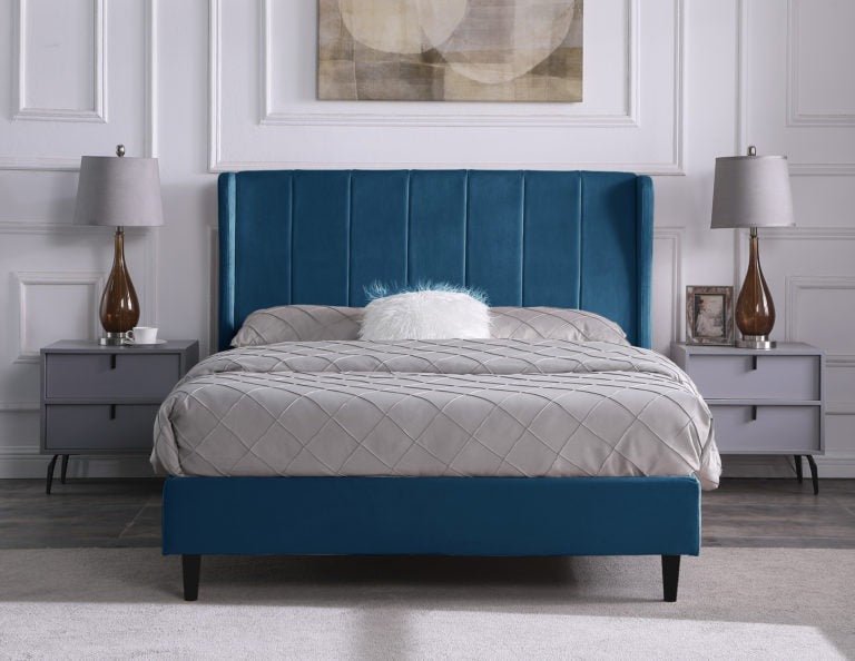 Amelia Velvet Bed - Seconique