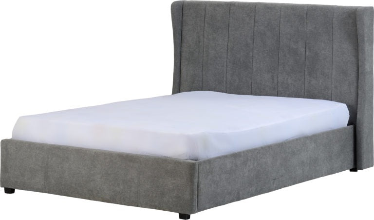 Amelia Velvet Storage Ottoman Bed - Seconique