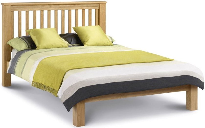 Amsterdam Oak Low Footend Bed - Julian Bowen