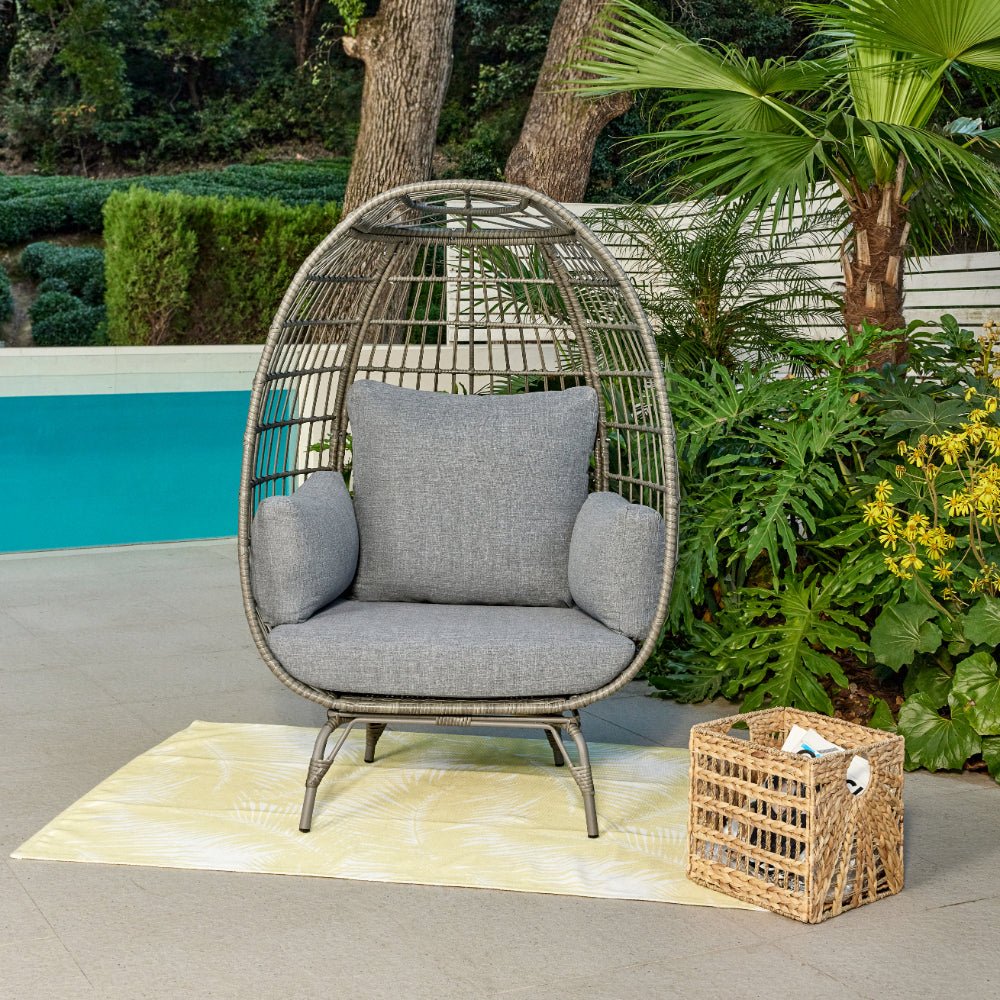 Antalya PE Rattan Egg Garden Chair - TGC