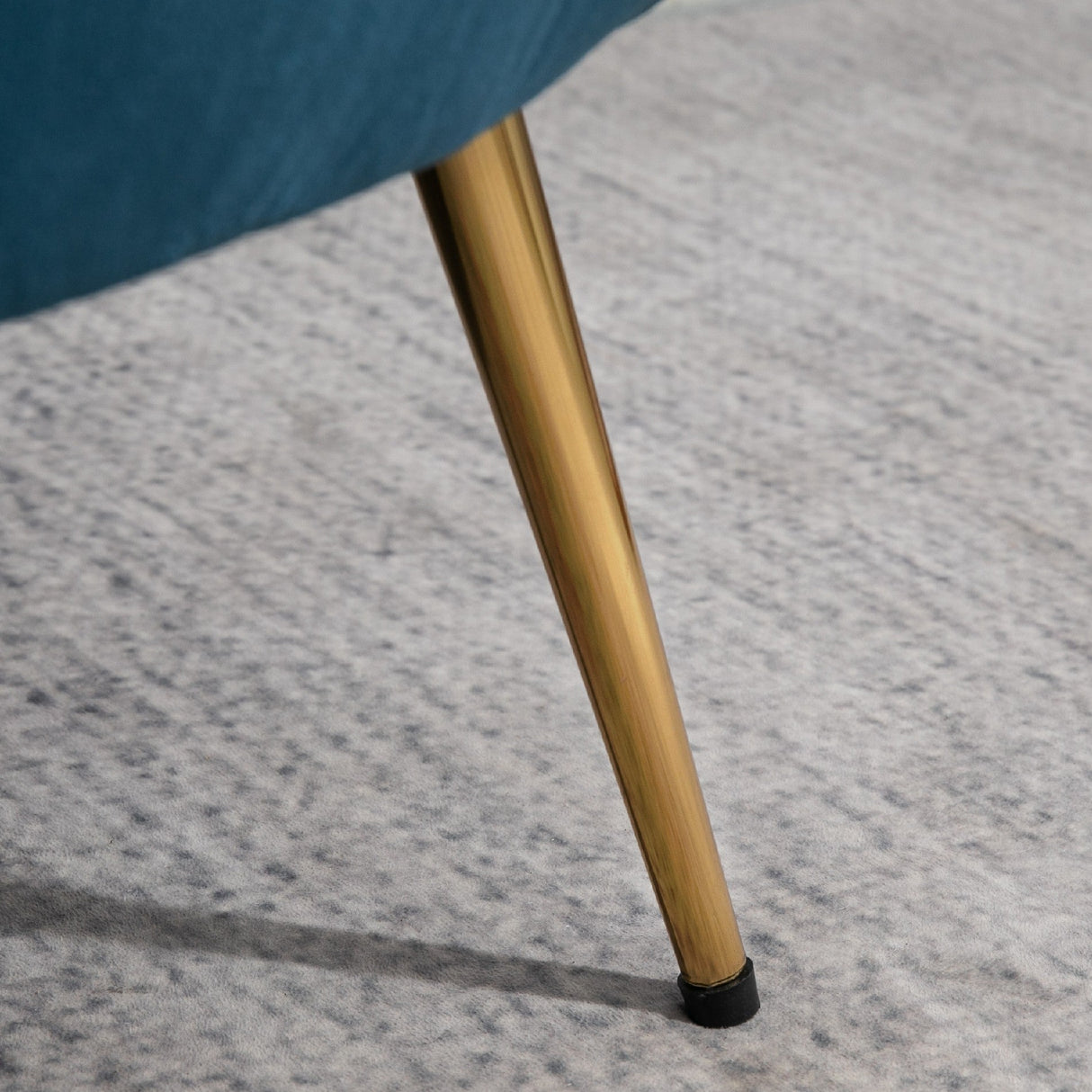 Ariel Retro Chair with Gold Legs - Birlea