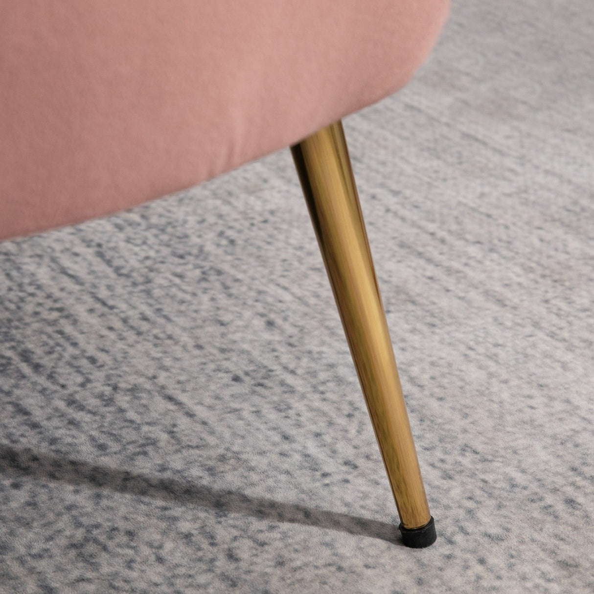 Ariel Retro Chair with Gold Legs - Birlea