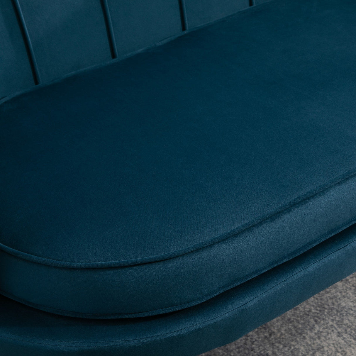 Ariel Retro Sofa with Gold Legs - Birlea