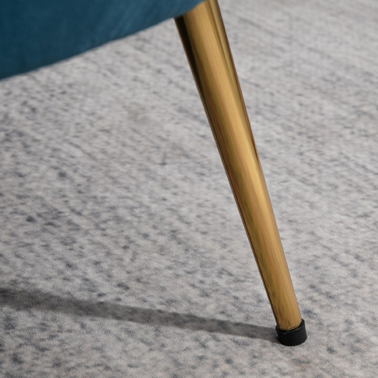 Ariel Retro Sofa with Gold Legs - Birlea