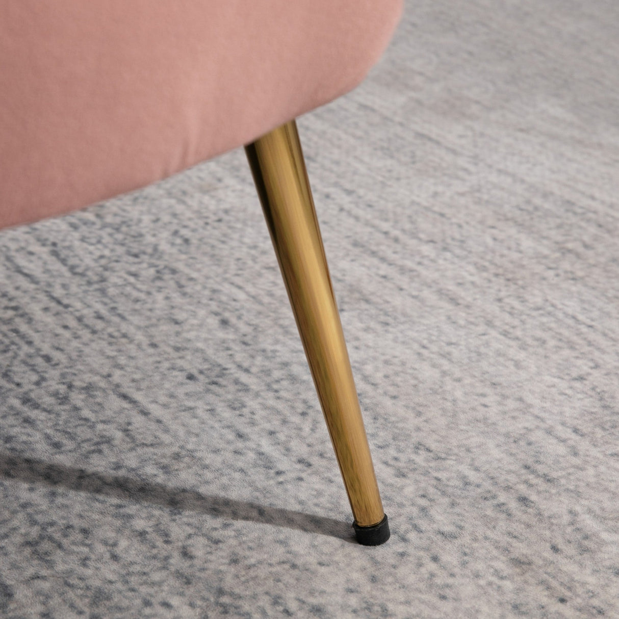 Ariel Retro Sofa with Gold Legs - Birlea