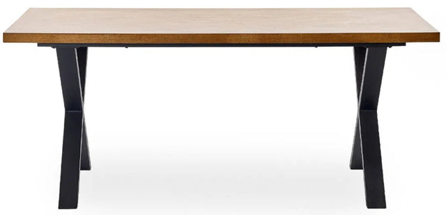 Aron Herringbone Dining Table - Julian Bowen