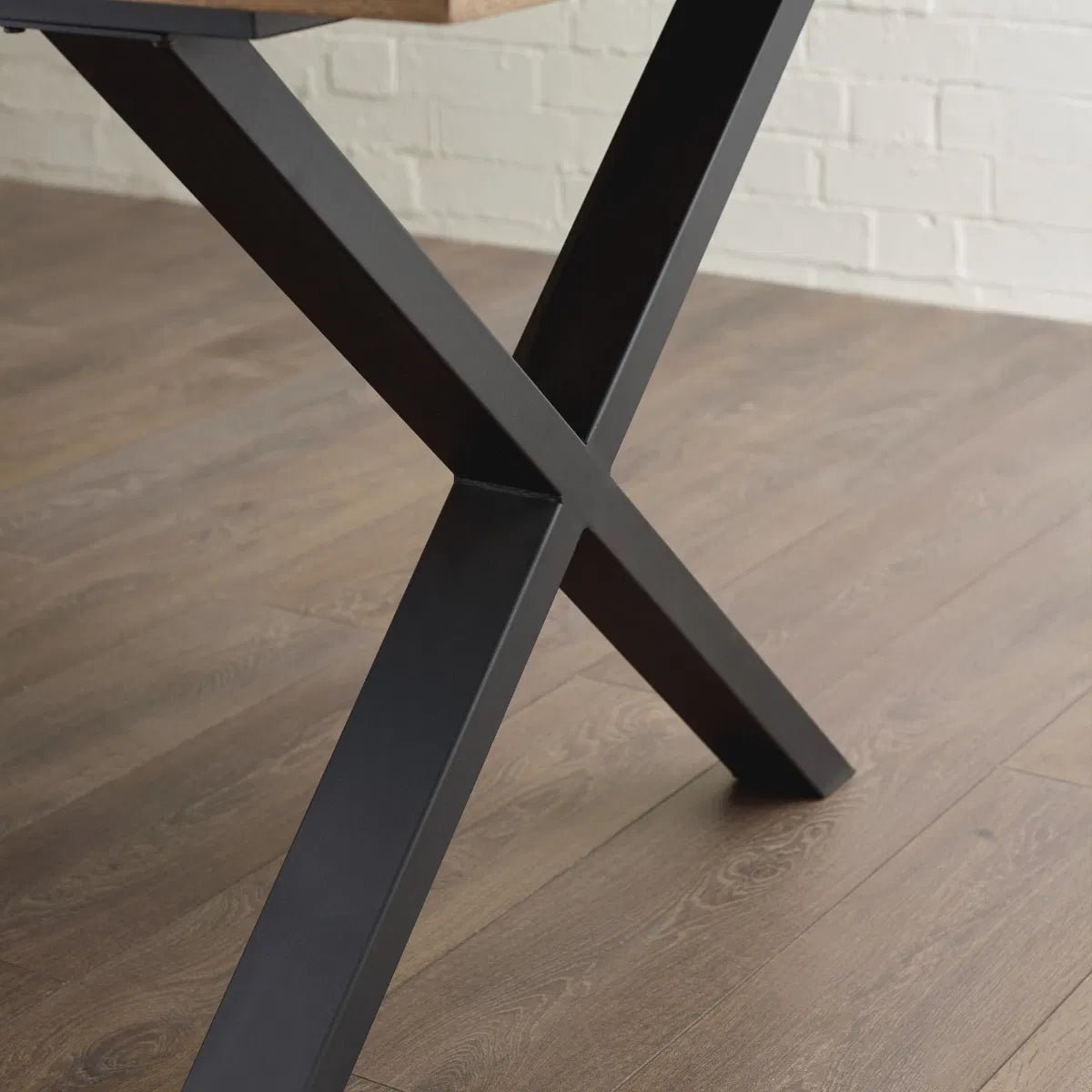 Aron Herringbone Dining Table - Julian Bowen