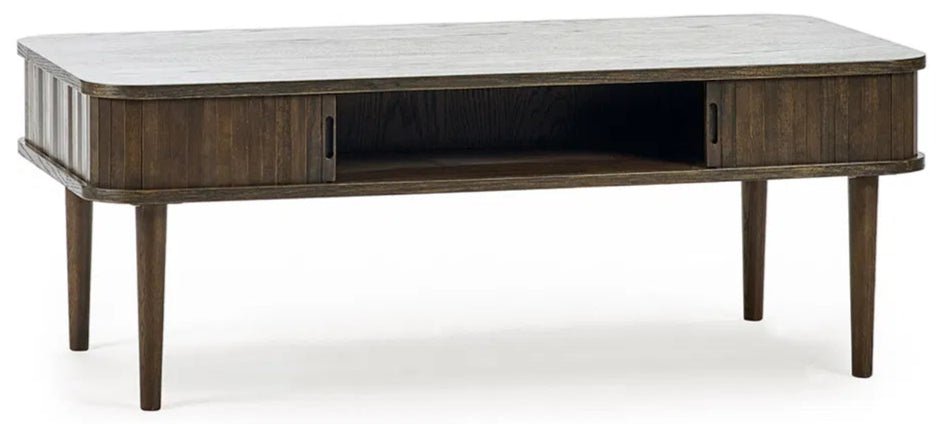 Arya Coffee Table with 2 Sliding Doors - Julian Bowen