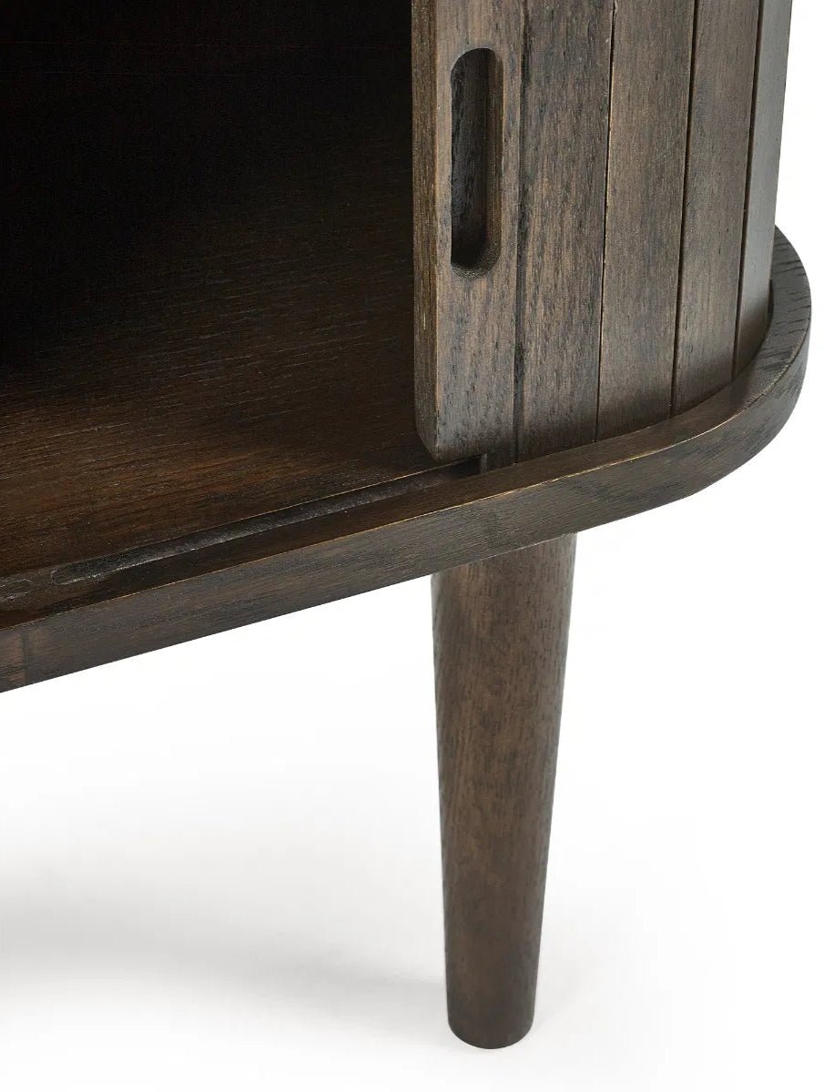 Arya Side Table with 2 Sliding Doors - Julian Bowen