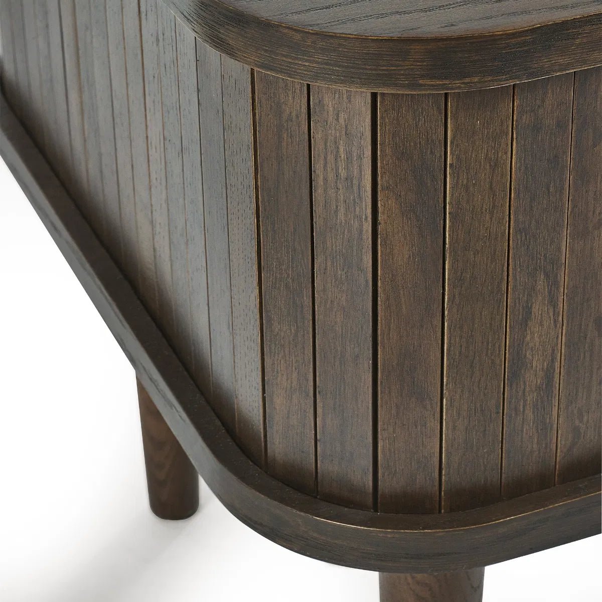 Arya Side Table with 2 Sliding Doors - Julian Bowen