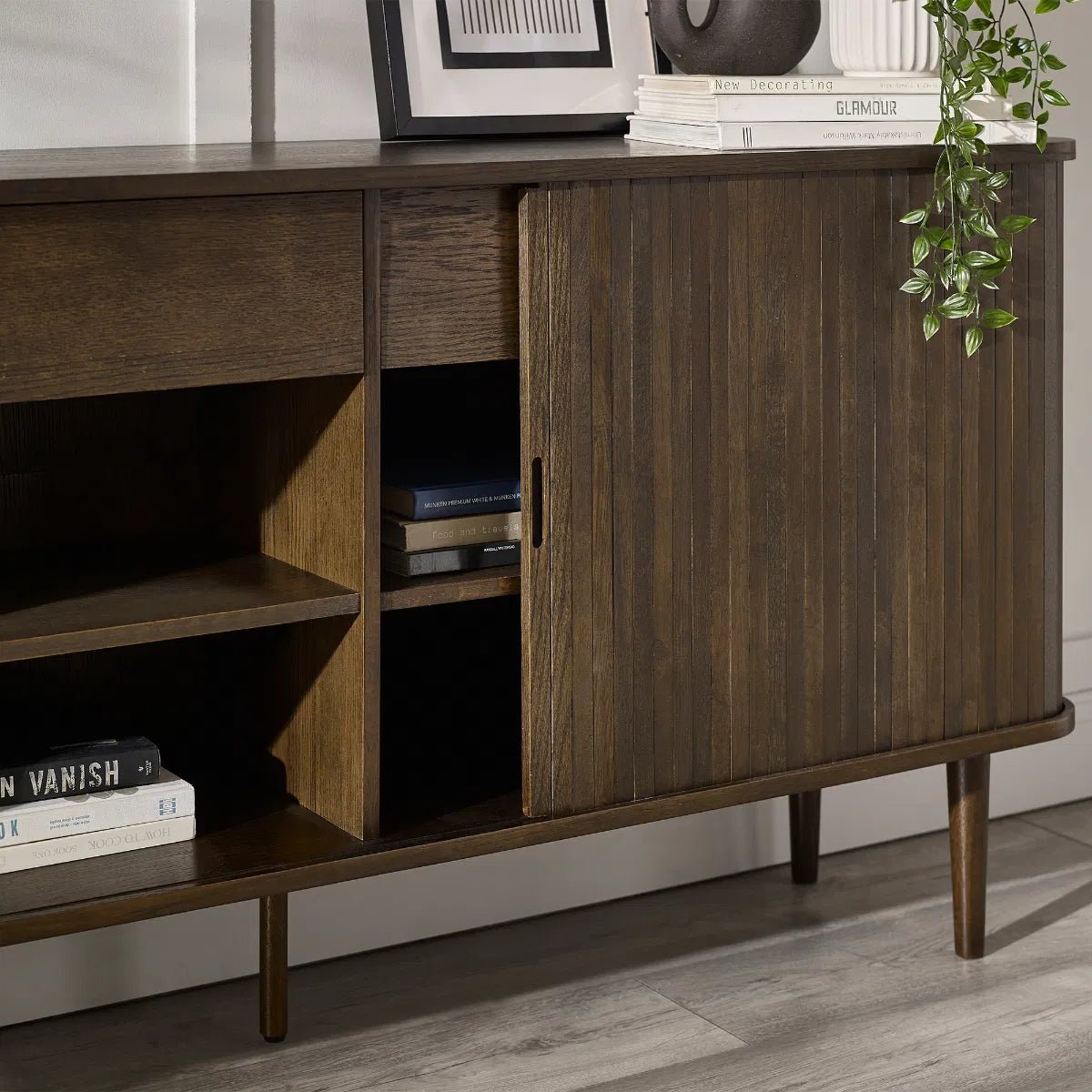 Arya Sideboard with 2 Sliding Doors - Julian Bowen