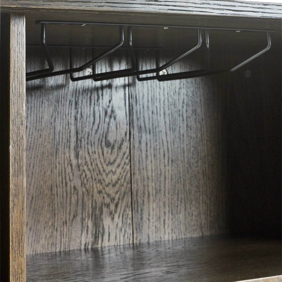 Arya Wine Cabinet with 2 Sliding Doors - Julian Bowen