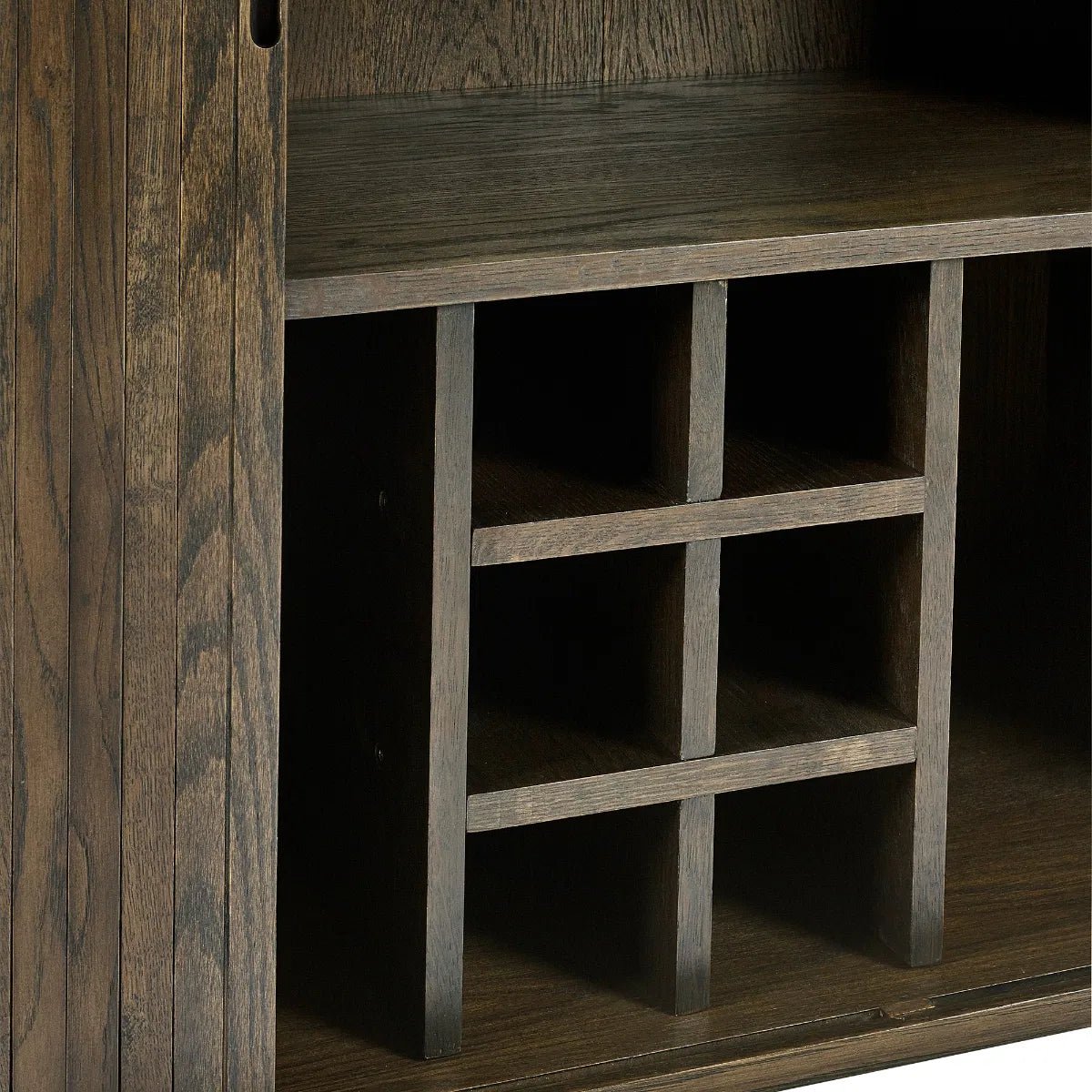 Arya Wine Cabinet with 2 Sliding Doors - Julian Bowen
