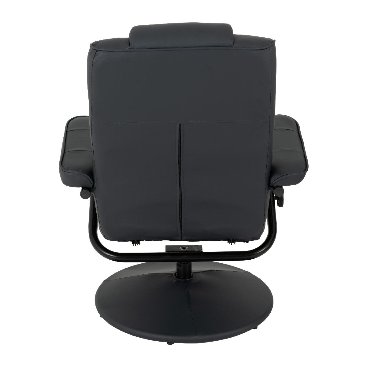 Ascot Faux Leather Recliner Chair & Footstool - Seconique