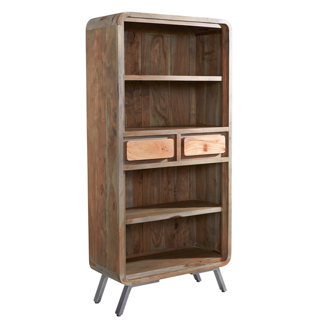Aspen Reclaimed Solid Wood Bookcase - Indian Hub