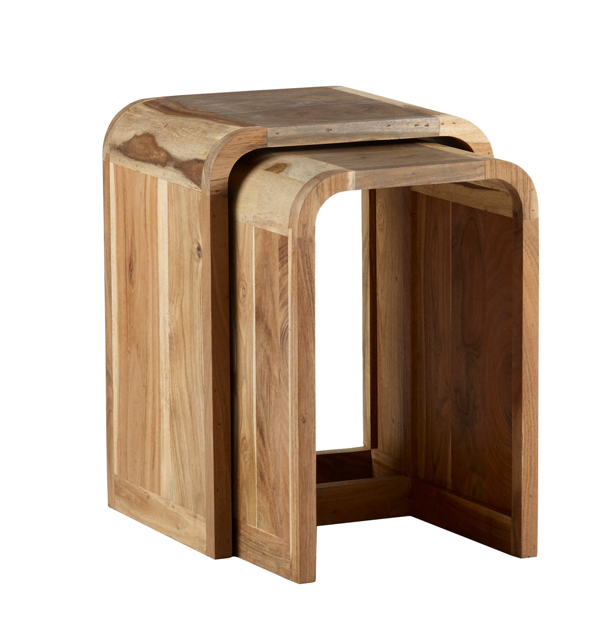 Aspen Solid Wood Nest of Tables - Indian Hub