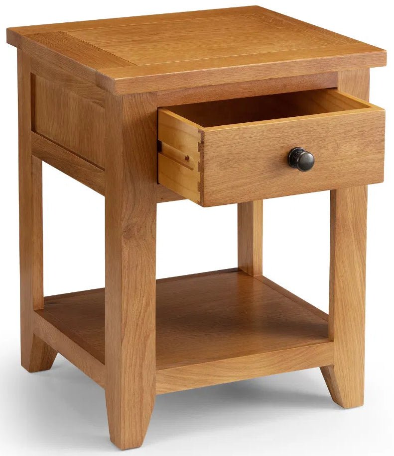 Astoria 1 Drawer Lamp Table - Julian Bowen