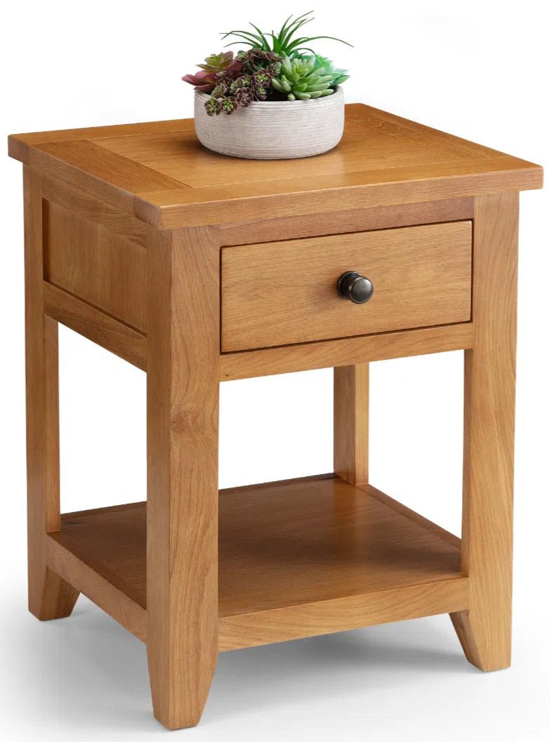 Astoria 1 Drawer Lamp Table - Julian Bowen