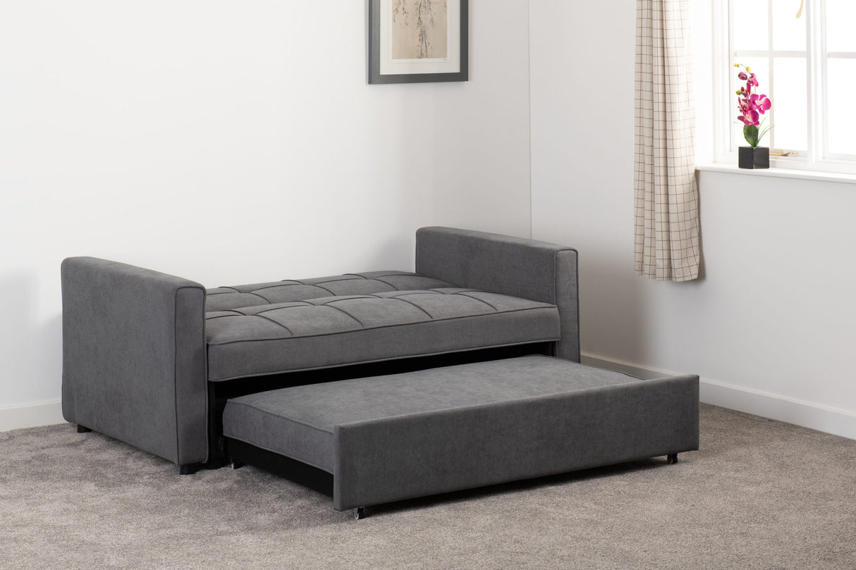 Astoria 2 Seater Fabric Pull Out Sofa Bed - Seconique
