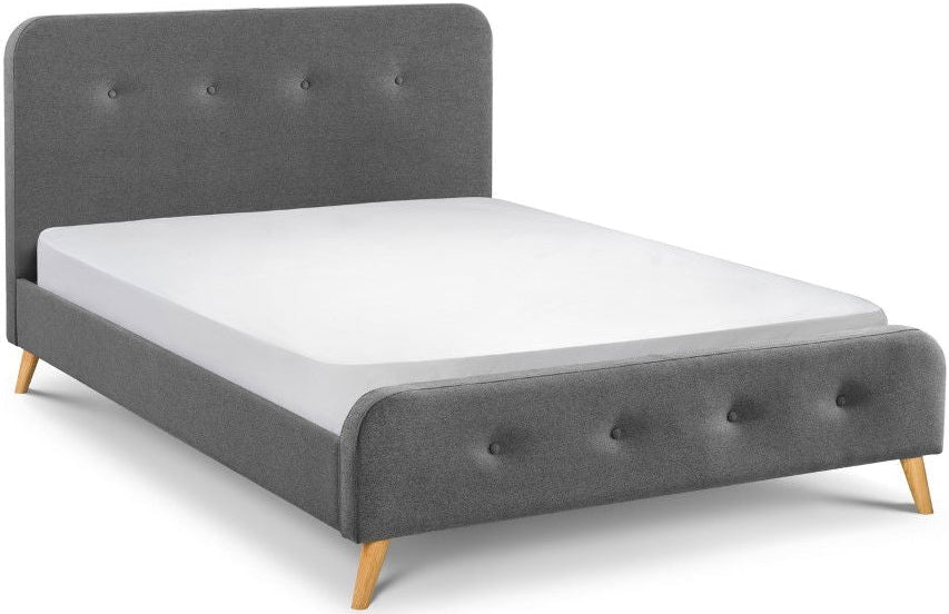 Astrid Curved Retro Buttoned Bed - Julian Bowen