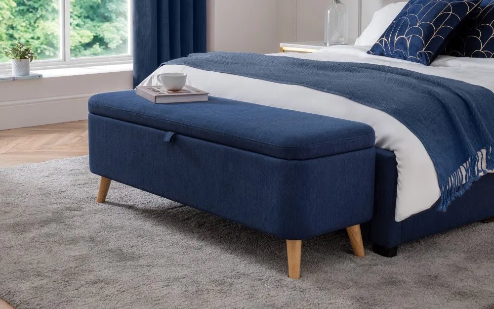 Astrid Linen Storage Bench - Julian Bowen