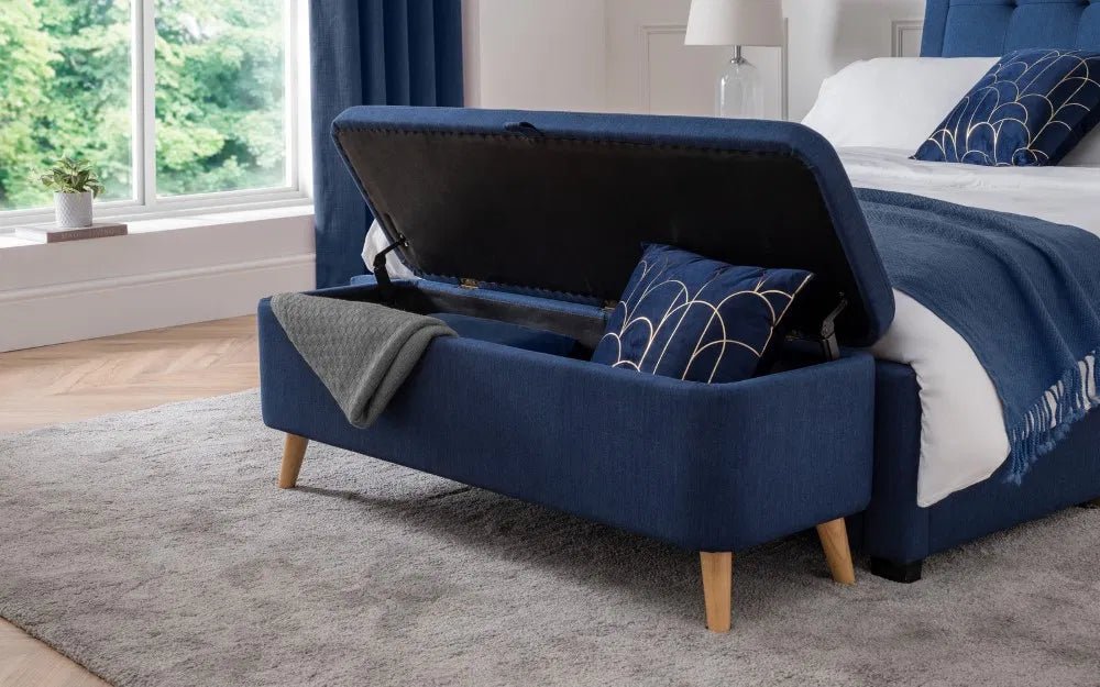 Astrid Linen Storage Bench - Julian Bowen