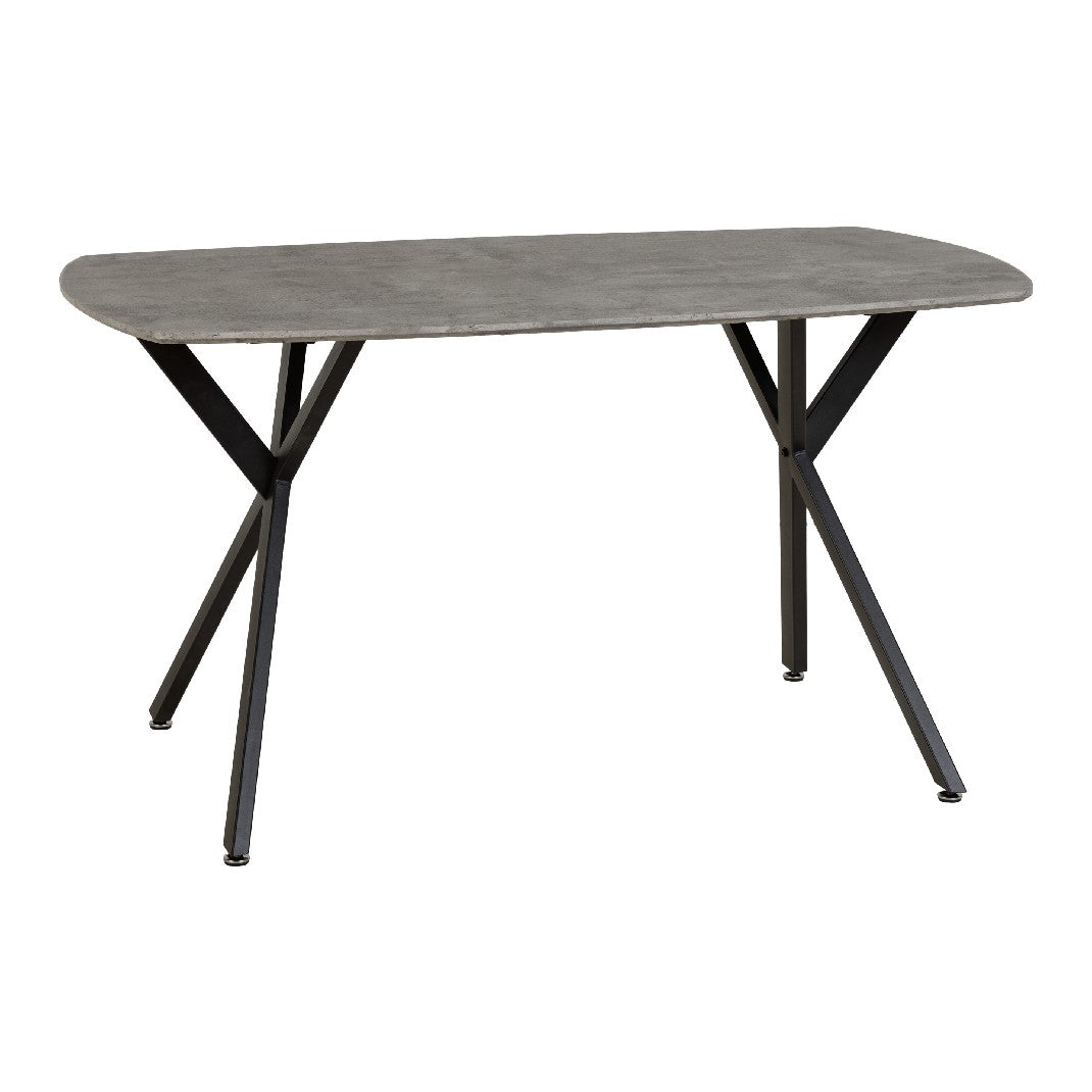 Athens Dining Set with 4 Avery Velvet Chairs - Seconique