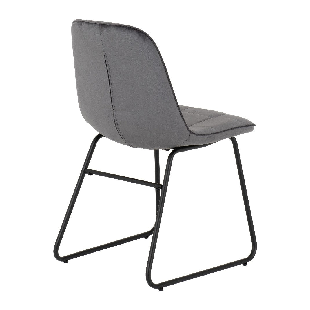 Athens Dining Set with 4 Lukas Velvet Chairs - Seconique