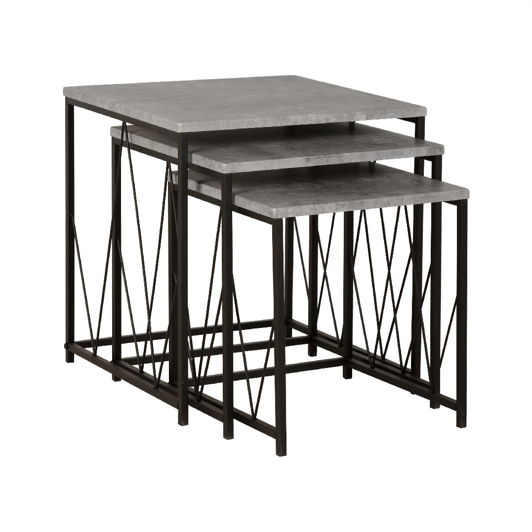 Athens Square Nest of Tables - Seconique