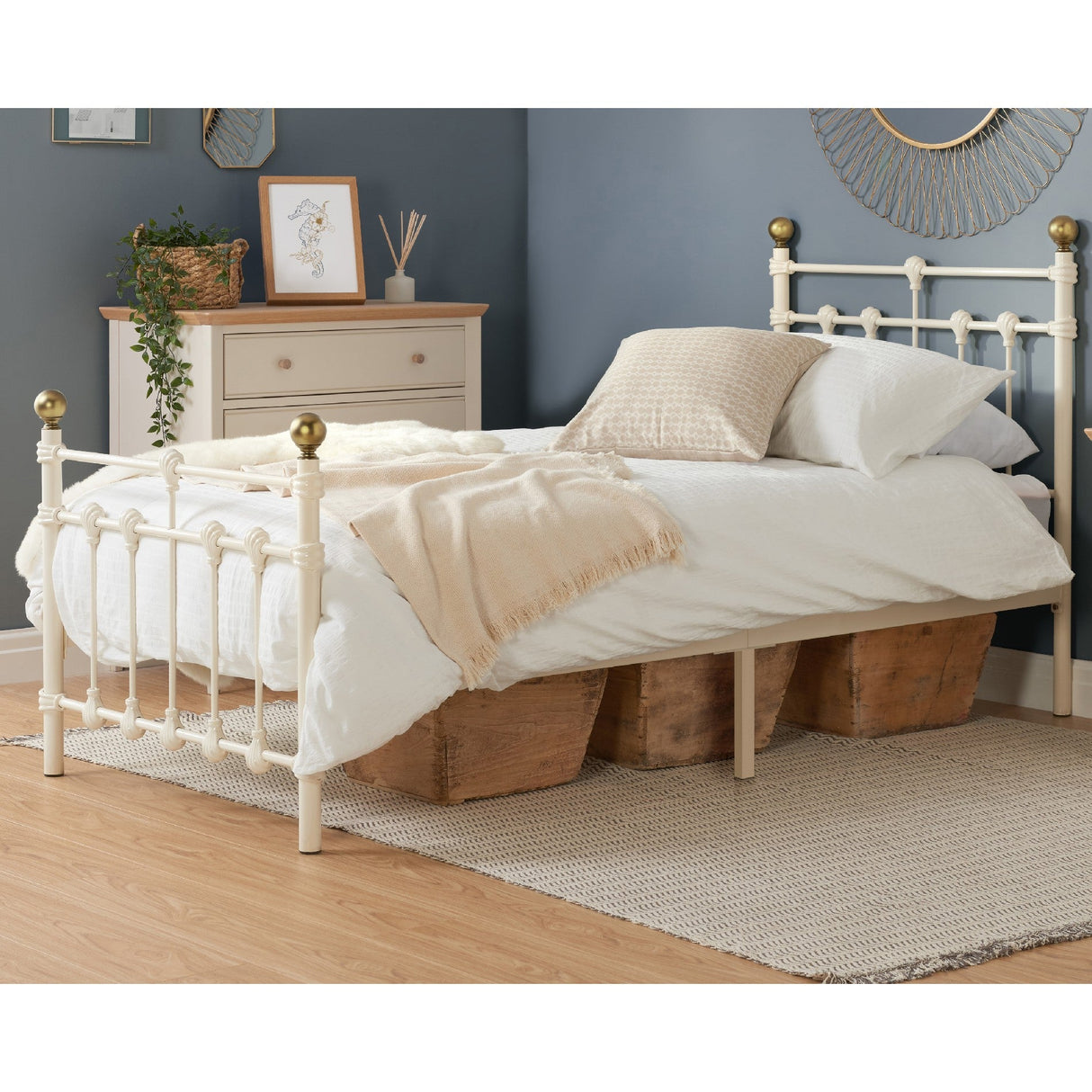 Atlas Metal Bed Frame - Birlea